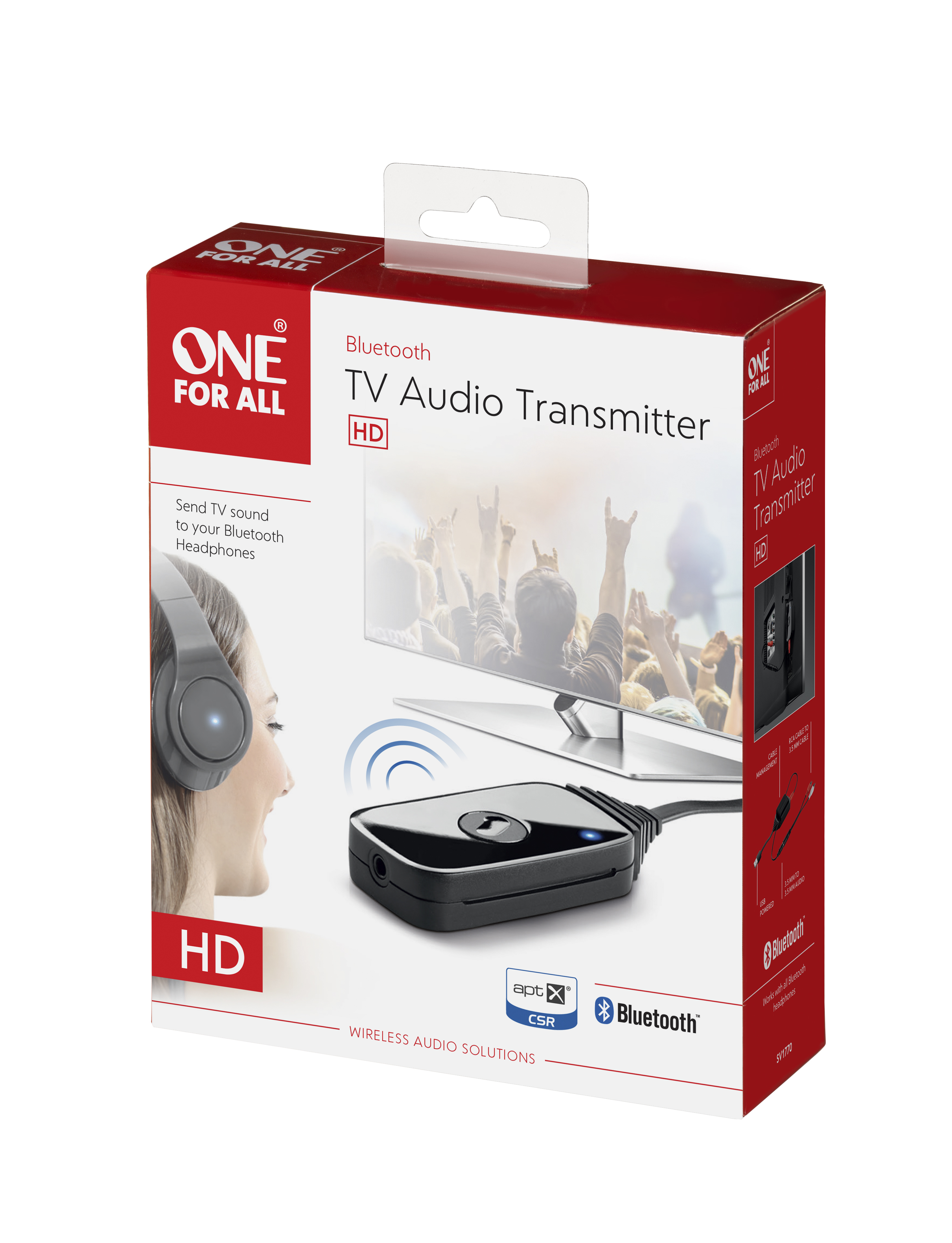 One for All SV 1770 - Kabelloser Bluetooth-Audiosender, Ansicht 3