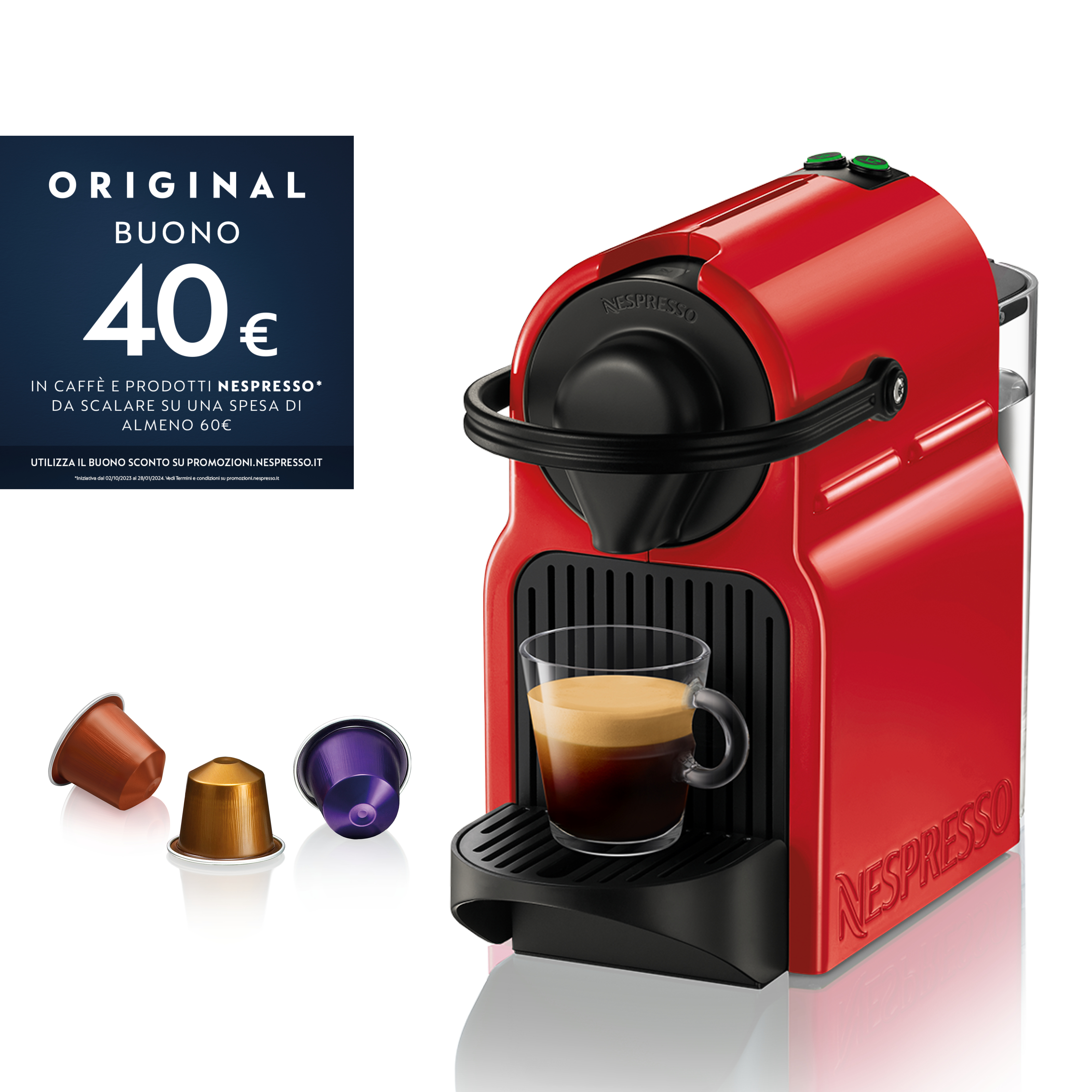 Krups Nespresso Inissia XN100510 - Kaffeemaschine, Ansicht 4