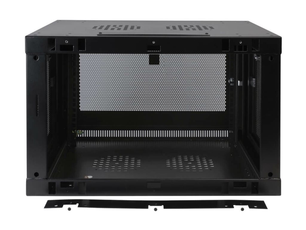 Tripp Eaton Tripp Lite Series 9U Wall Mount Rack Enclosure Server Cabinet w/ Door & Side Panels - Schwarz - 9U - 19, Ansicht 4