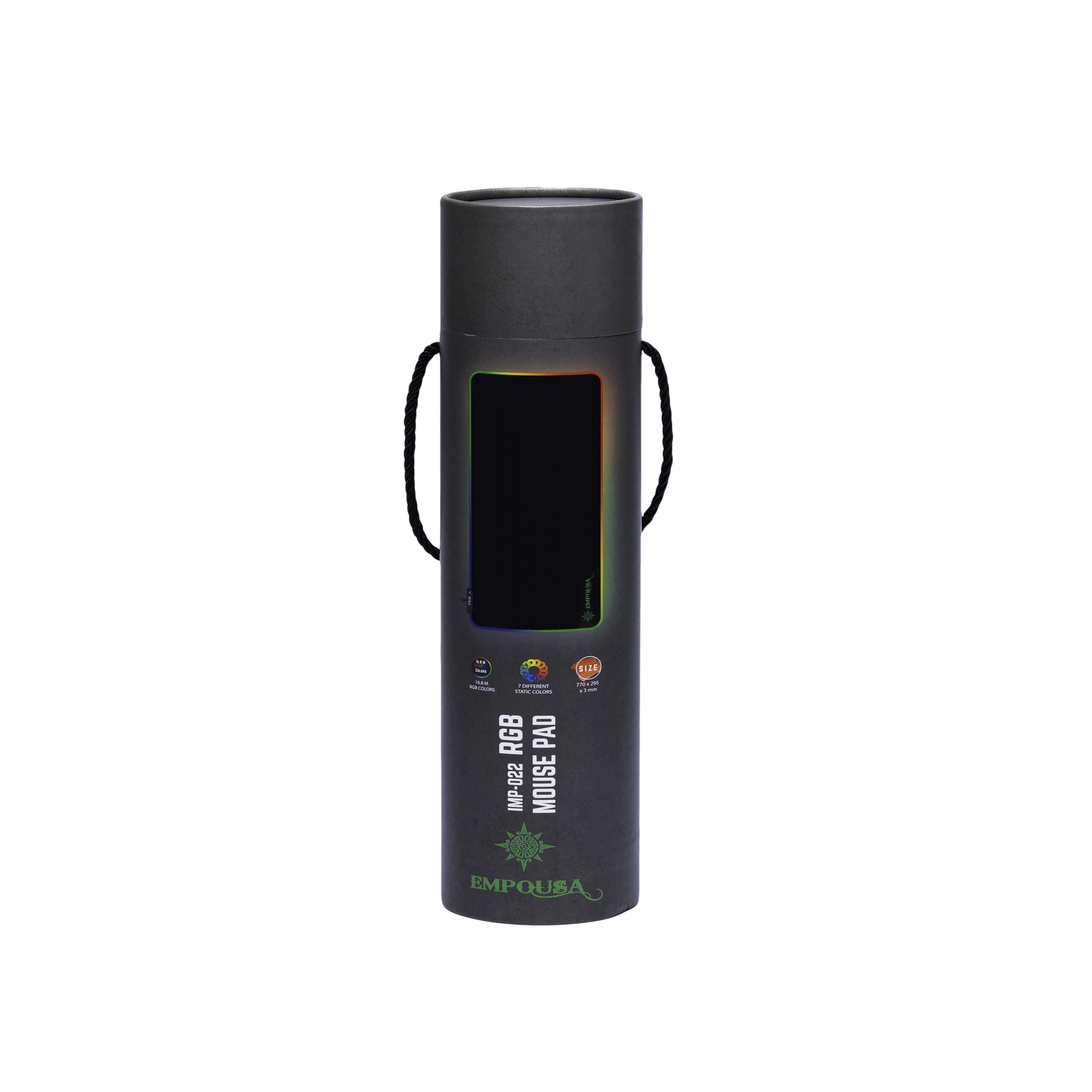 INCA IMP-022 - Schwarz - USB - Anti-Rutsch-Basis - Gaming-Mauspad, Ansicht 4
