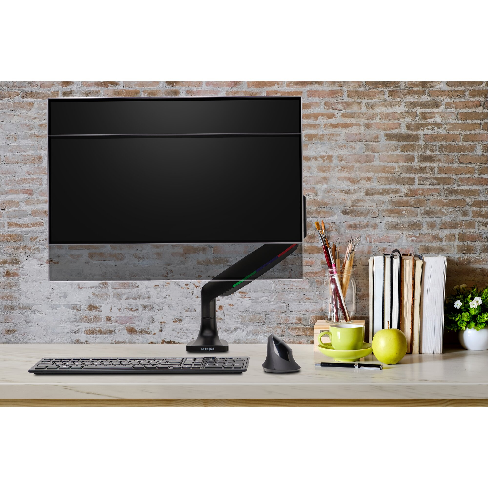 Kensington SmartFit One-Touch Height Adjustable Single Monitor Arm - Befestigungskit - einstellbarer Arm - für Monitor, Ansicht 4