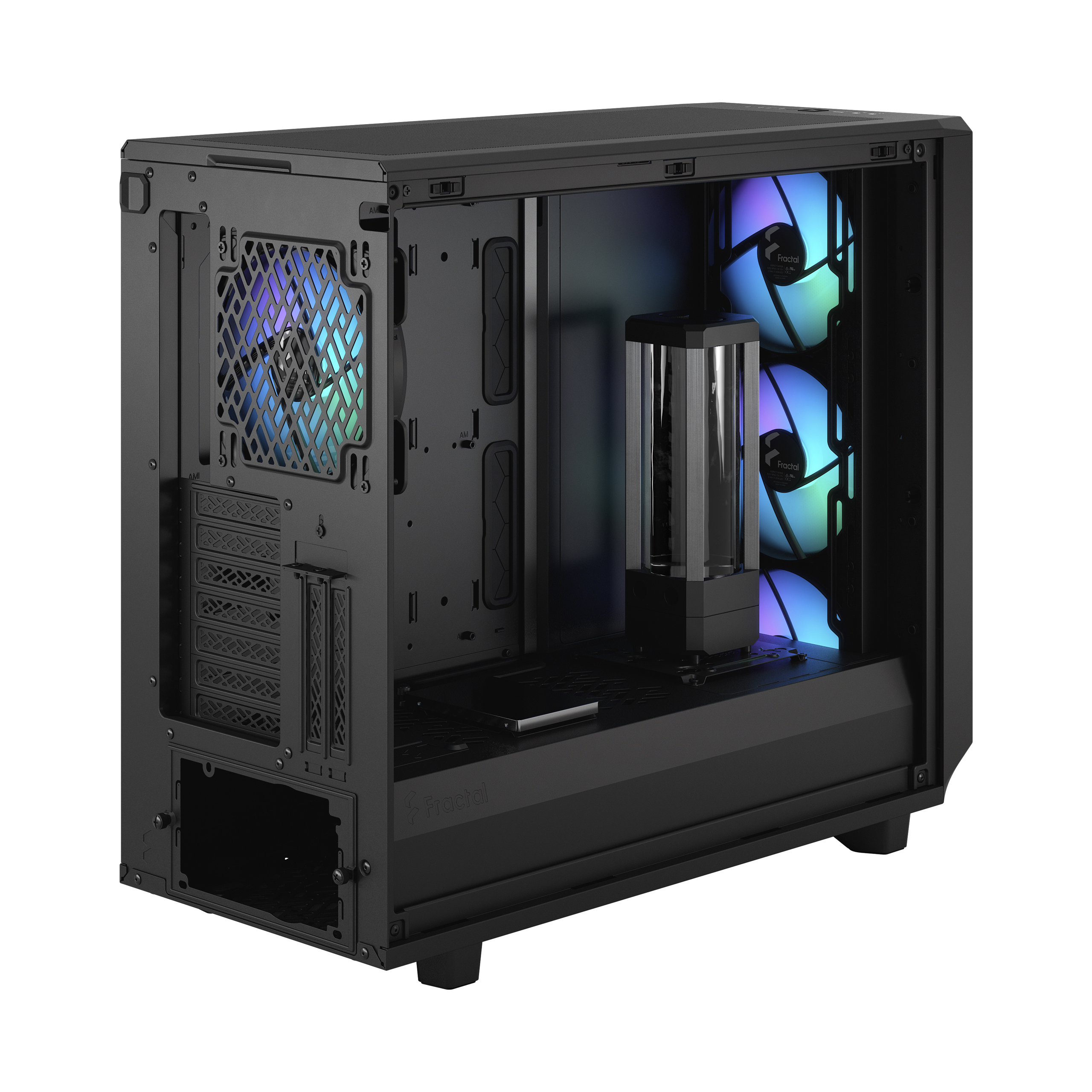 Fractal Design Meshify 2 RGB - Tower - E-ATX - Seitenteil mit Fenster (gehärtetes Glas), Ansicht 4