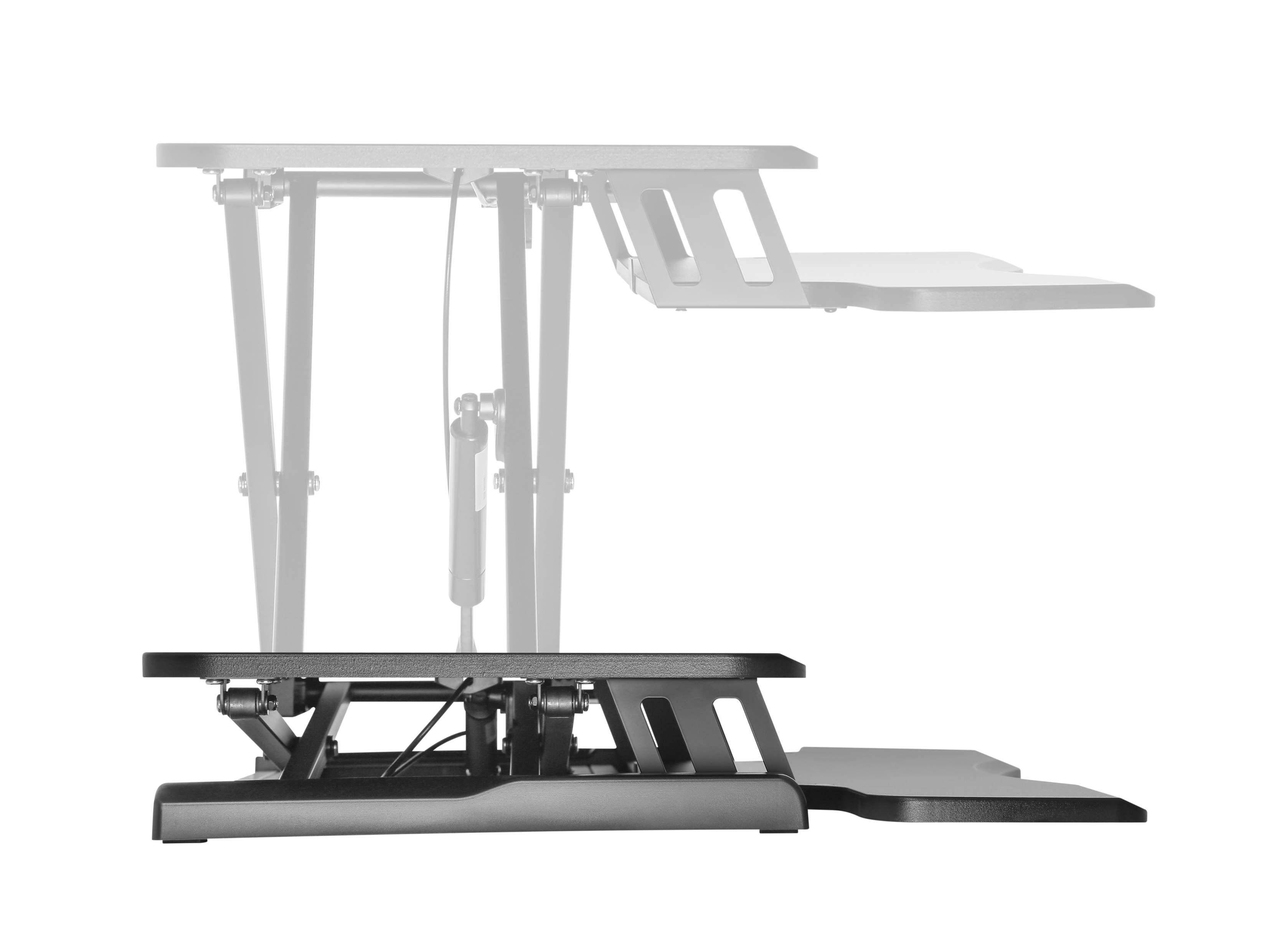 Equip ERGO Monitortisch mit Sitz-Stehbankerhöhung schw 15kg, Ansicht 2