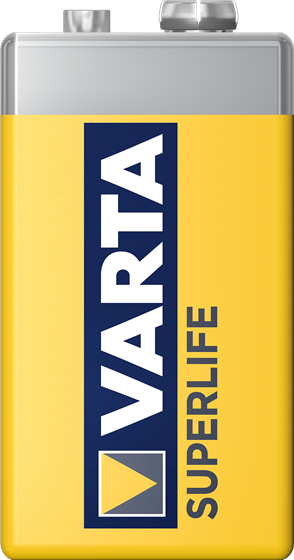 Varta Superlife 2022 - Batterie 6LR61 - Kohlenstoff, Ansicht 2