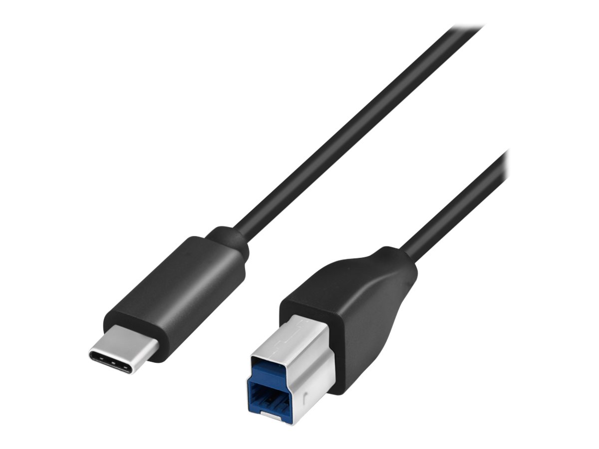 LogiLink USB-Kabel - USB Type B (M) zu USB-C (M)