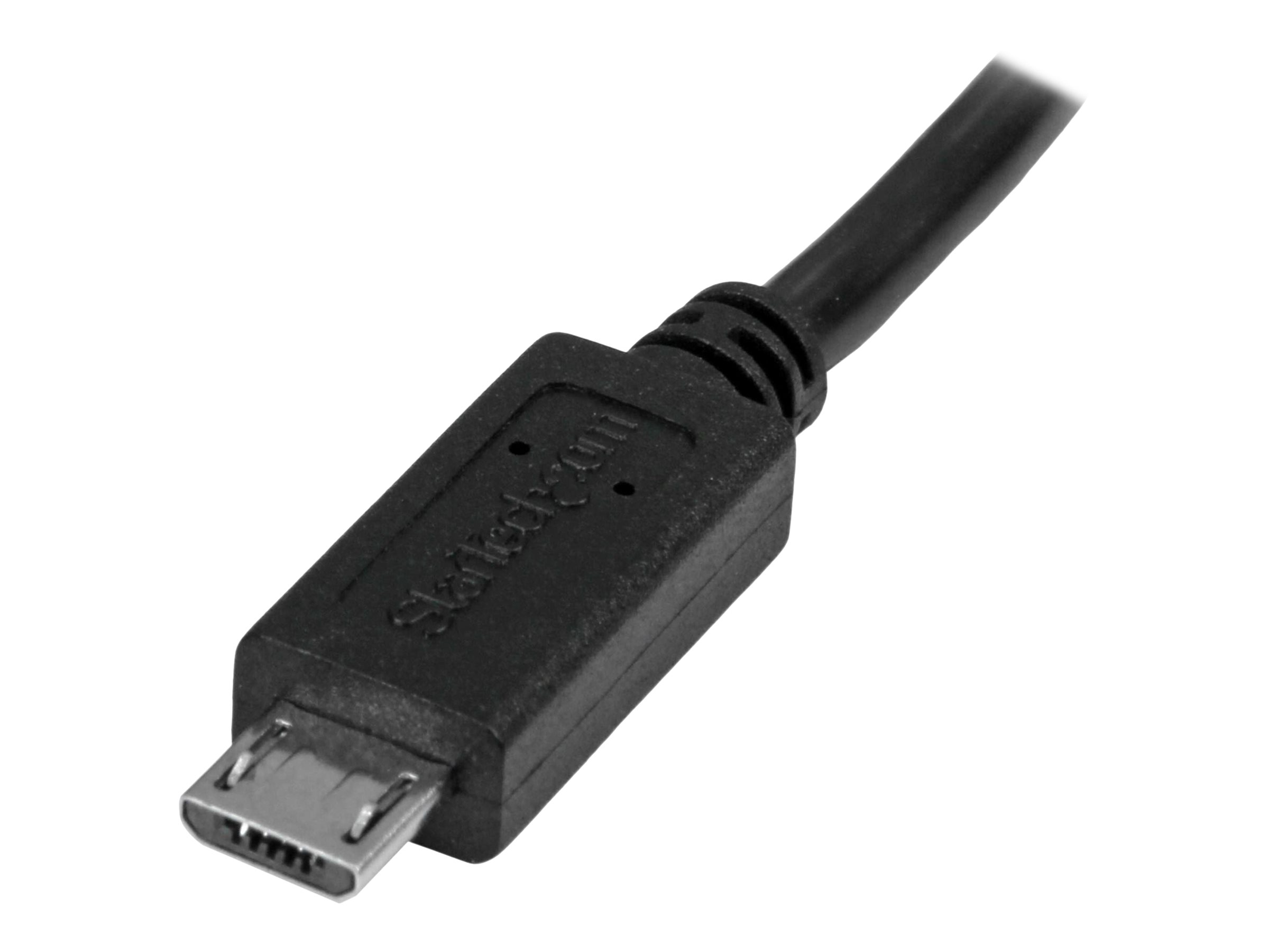 StarTech.com StarTech 0,5m Micro USB Verlängerungskabel - Stecker/Buchse - Micro USB Stecker zu Micro USB Buchse Kabel - USB-Verlängerungskabel - Micro-USB Typ B (M)