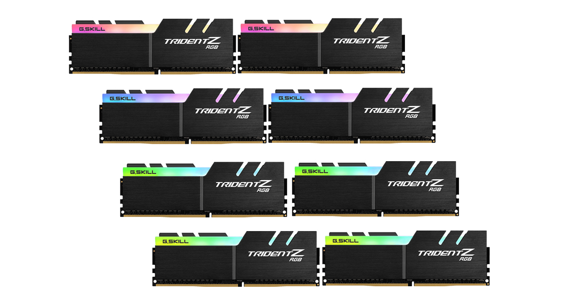 G.Skill TridentZ RGB Series - DDR4 - Kit - 256 GB: 8 x 32 GB