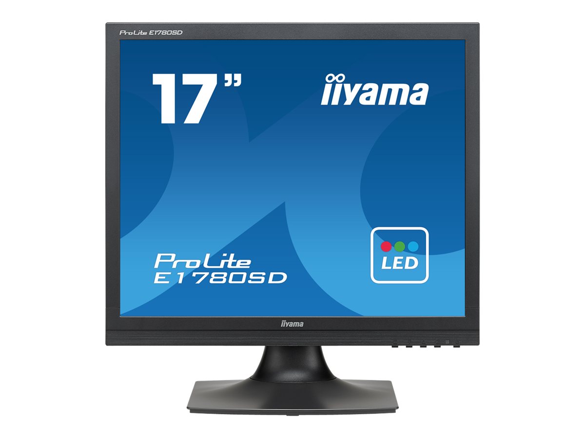 iiyama ProLite E1780SD-B1 - LED-Monitor - 43.2 cm (17") - 1280 x 1024 - TN - 250 cd/m²
