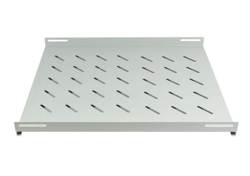 ALLNET 19Schrank zbh. Fachboden fest T650/B472/H46mm Lichtgrau für SNB-Serie, Ansicht 2