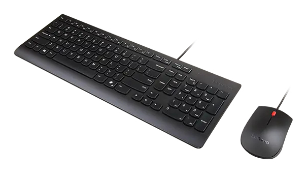 Lenovo Essential Wired Combo - Tastatur-und-Maus-Set - TL: Nordisch, QWERTY, Ansicht 4