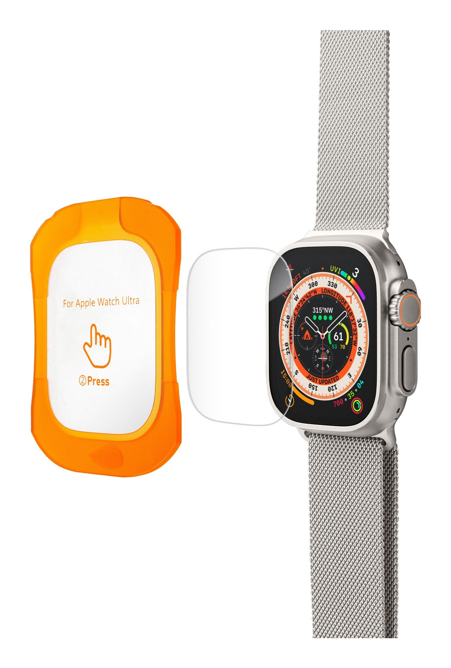 Laut International Prime glass Clear protector for Apple Watch Ultra, Ansicht 2