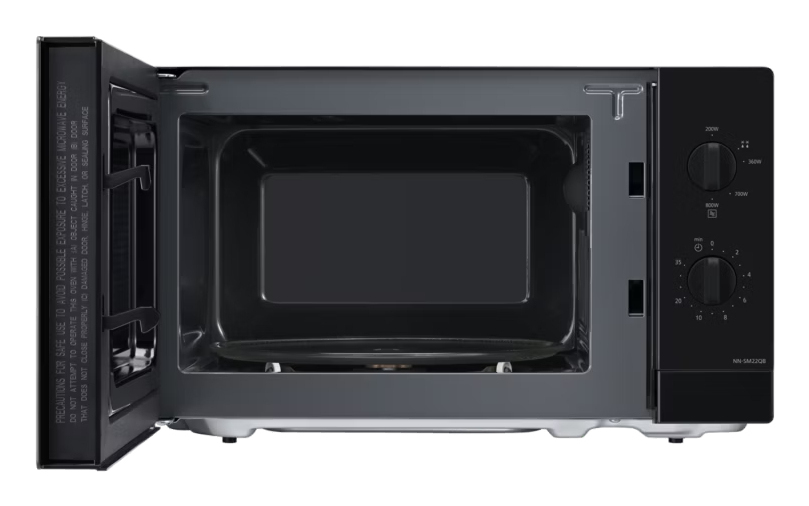 Panasonic NN-SM22QBEPG sw Mikrowelle 20l Drehteller, Ansicht 4