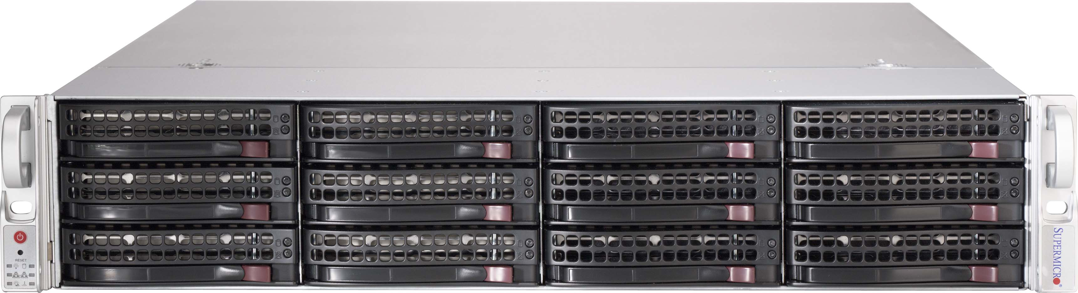 Supermicro SC826 BE1C-R609JBOD - Festplatten-Array - 12 Schächte (SATA-600 / SAS-3), Ansicht 3