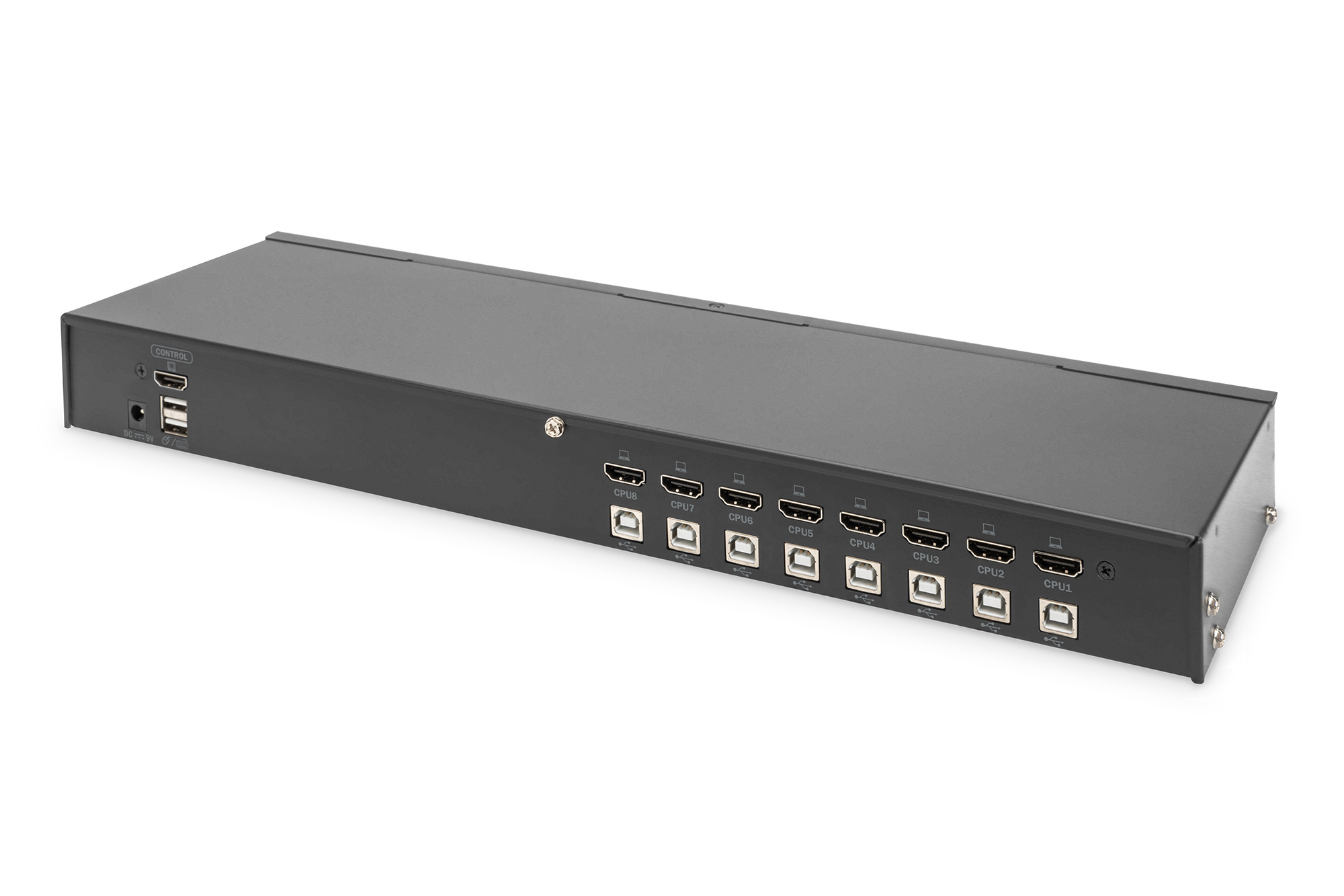 DIGITUS Desktop 8 Port HDMI KVM Switch Single View, Ansicht 4