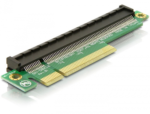 Delock Riser PCIe x8 - PCIe x16, PCIe, PCIe, PC, PC, Kabelgebunden