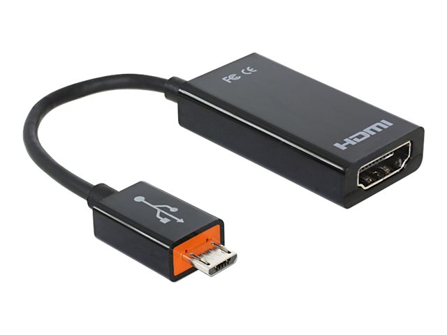 Delock Videokonverter - HDMI - Schwarz
