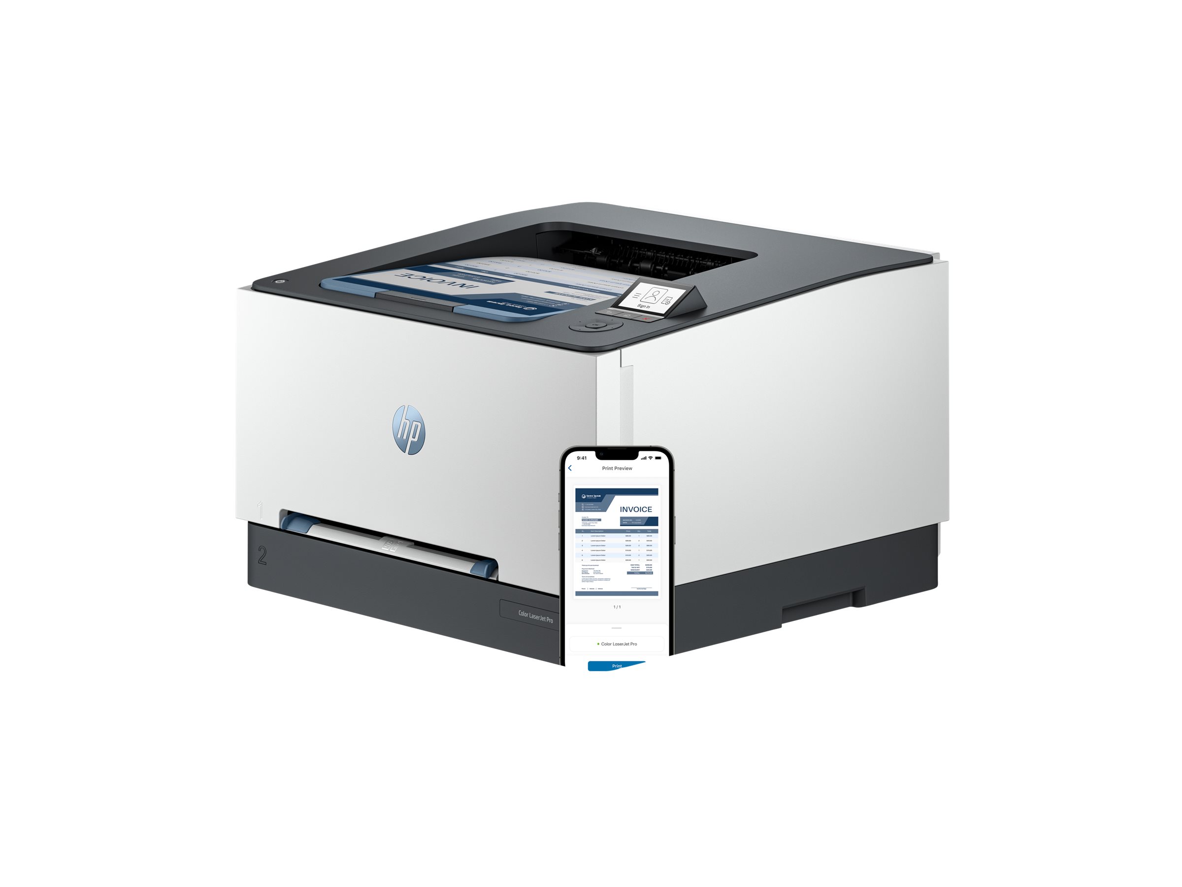 HP Color LaserJet Pro 3202dw - Drucker - Farbe - Duplex - Laser - A4/Legal - 600 x 600 dpi - bis zu 25 Seiten/Min. (einfarbig)