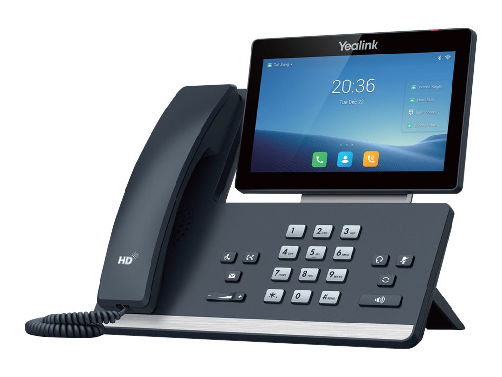 Yealink SIP-T58W - VoIP-Telefon - mit Bluetooth-Schnittstelle mit Rufnummernanzeige