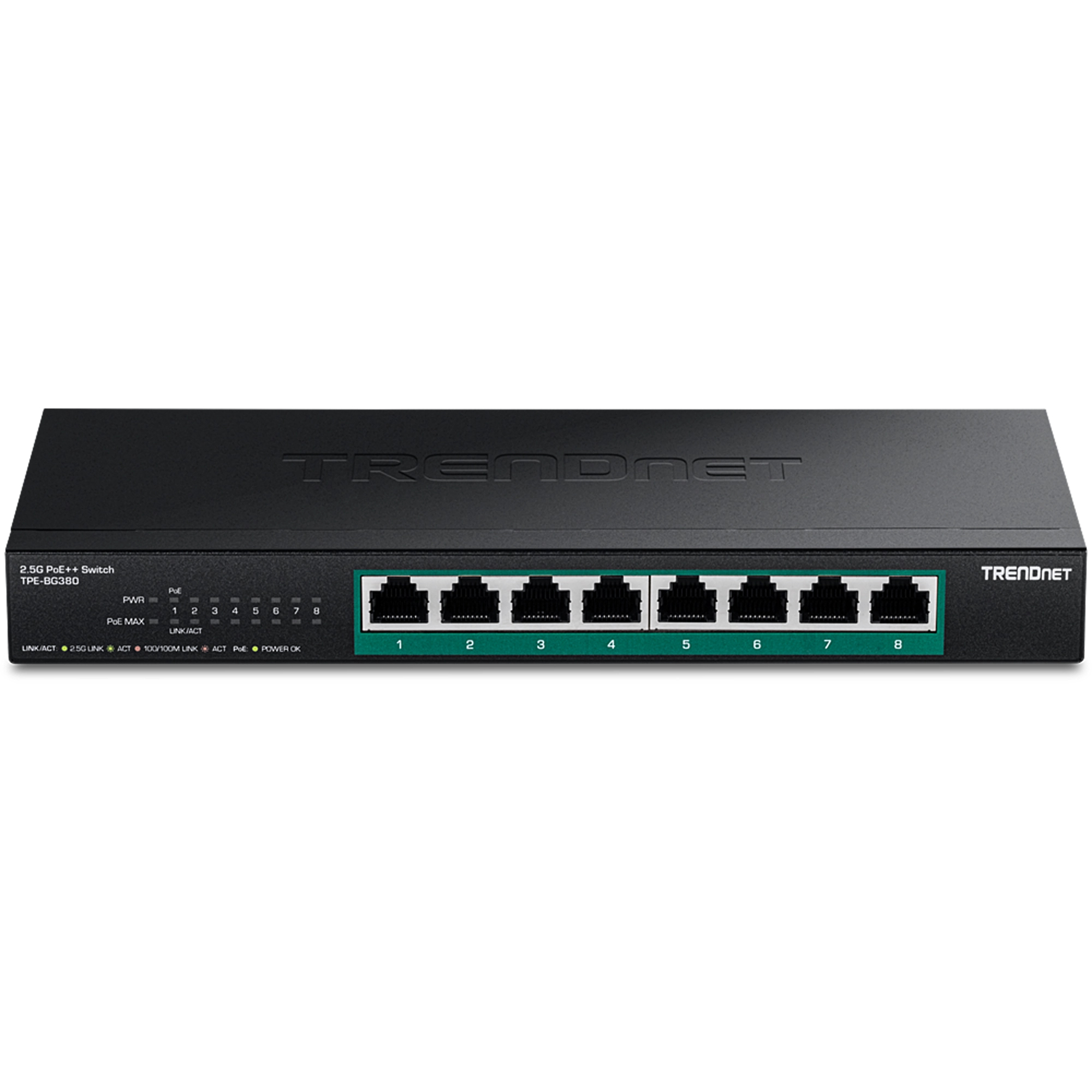 TRENDnet 8-PORT 2.5G POE++ SWITCH - Switch - 8-Port, Ansicht 2