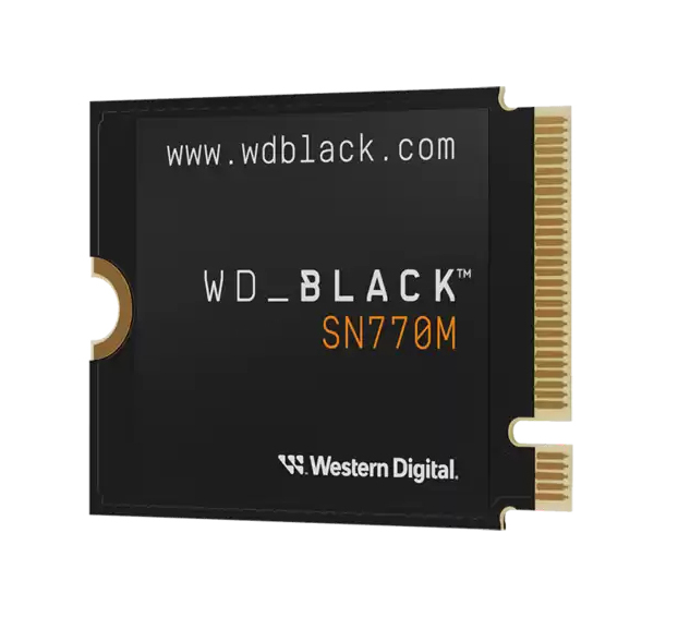 WD_BLACK WD Black SN770M WDBDNH0020BBK-WRSN - SSD - 2 TB - intern - M.2 2230 - PCIe 4.0 x4 (NVMe), Ansicht 3