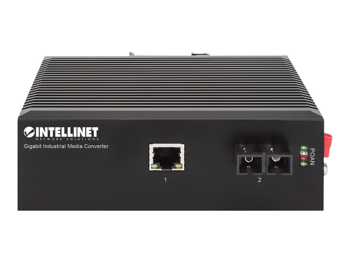 Intellinet Medienkonverter - 1GbE - 10Base-T 1000Base-SX 100Base-TX 1000Base-T