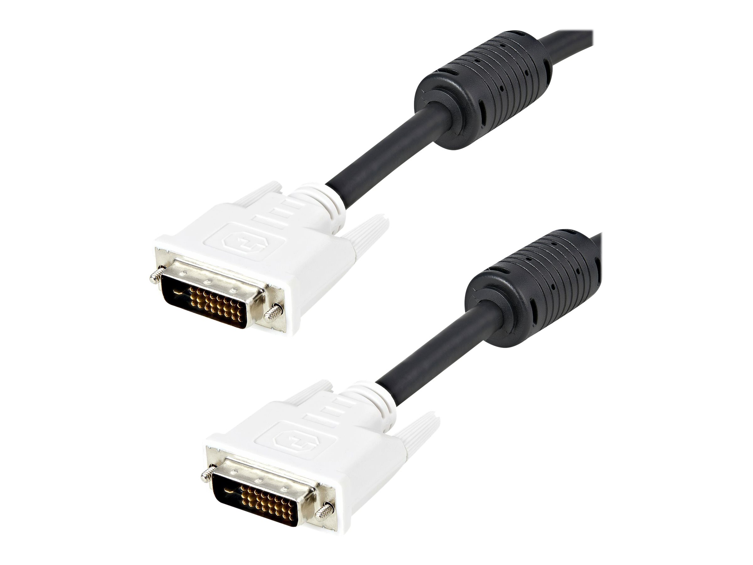 StarTech.com 2m DVI-D Dual Link Cable - Male to Male DVI-D Digital Video Monitor Cable - 25 pin DVI-D Cable MM Black 2 Meter - 2560x1600 (DVIDDMM2M)