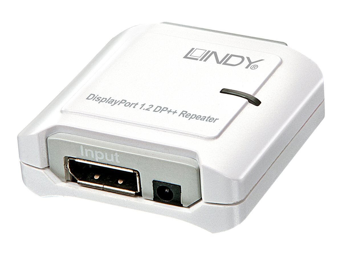 LINDY - Repeater - 20-poliger DisplayPort / 20-poliger DisplayPort - bis zu 40 m