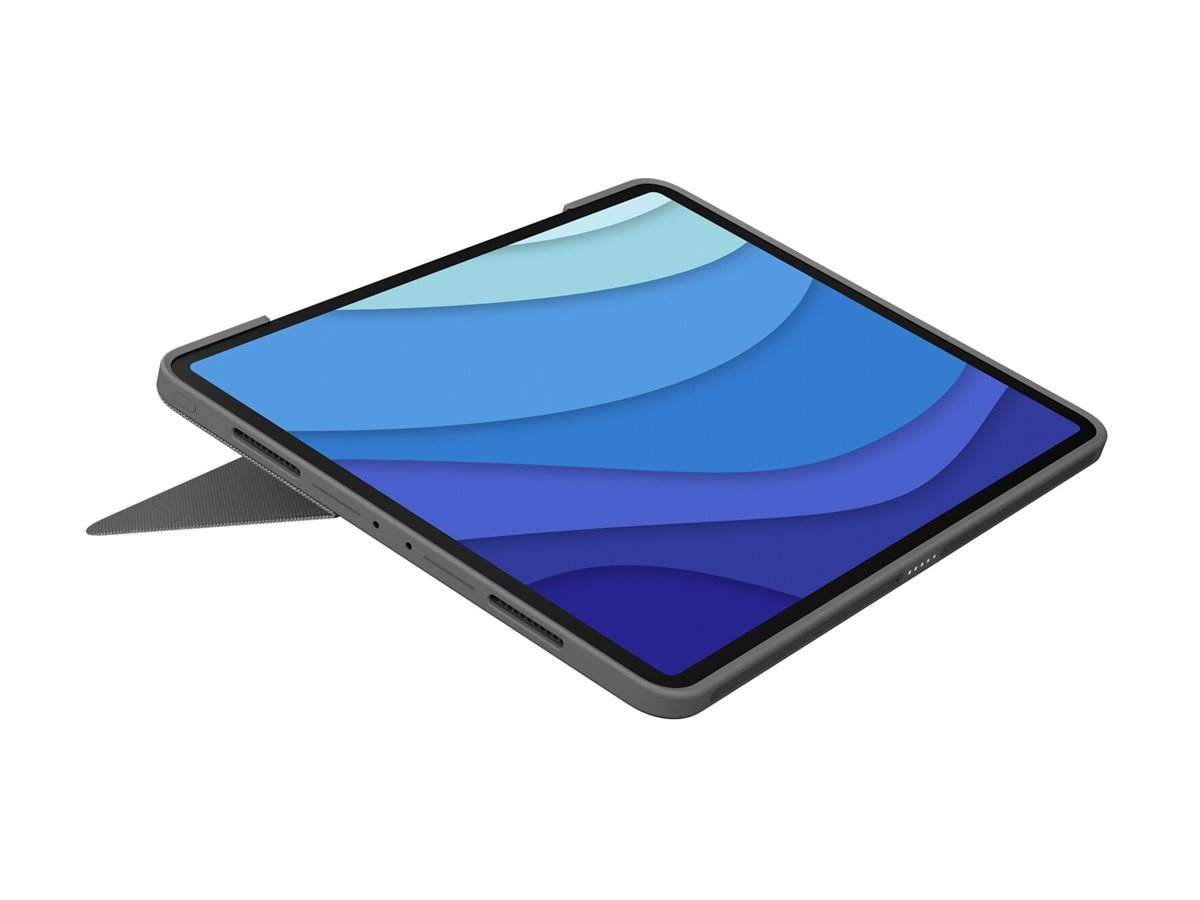 Logitech Combo Touch - Tastatur und Foliohülle - Graphite  Apple 13-inch iPad Pro (M4) - TL: UK, QWERTY, Ansicht 3
