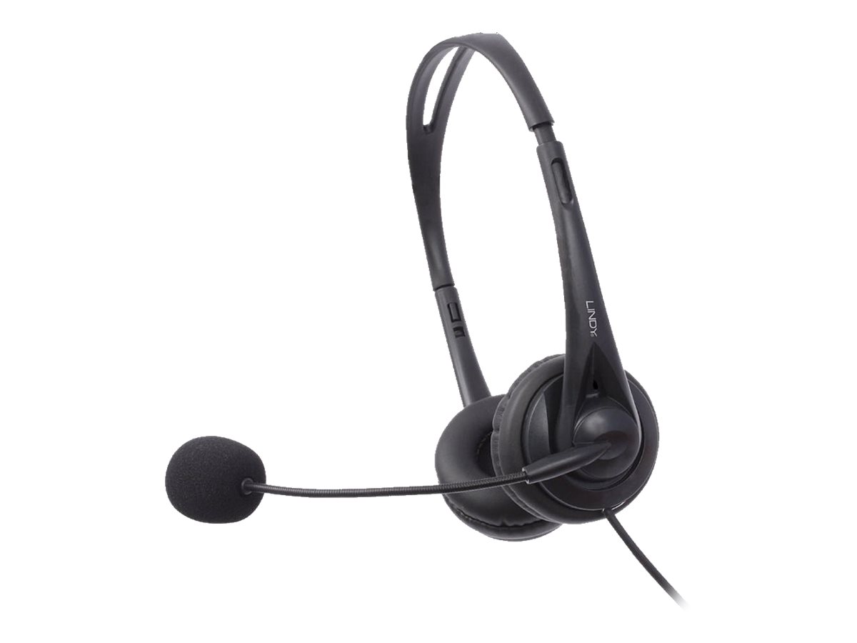 Lindy Headset - On-Ear - kabelgebunden - USB