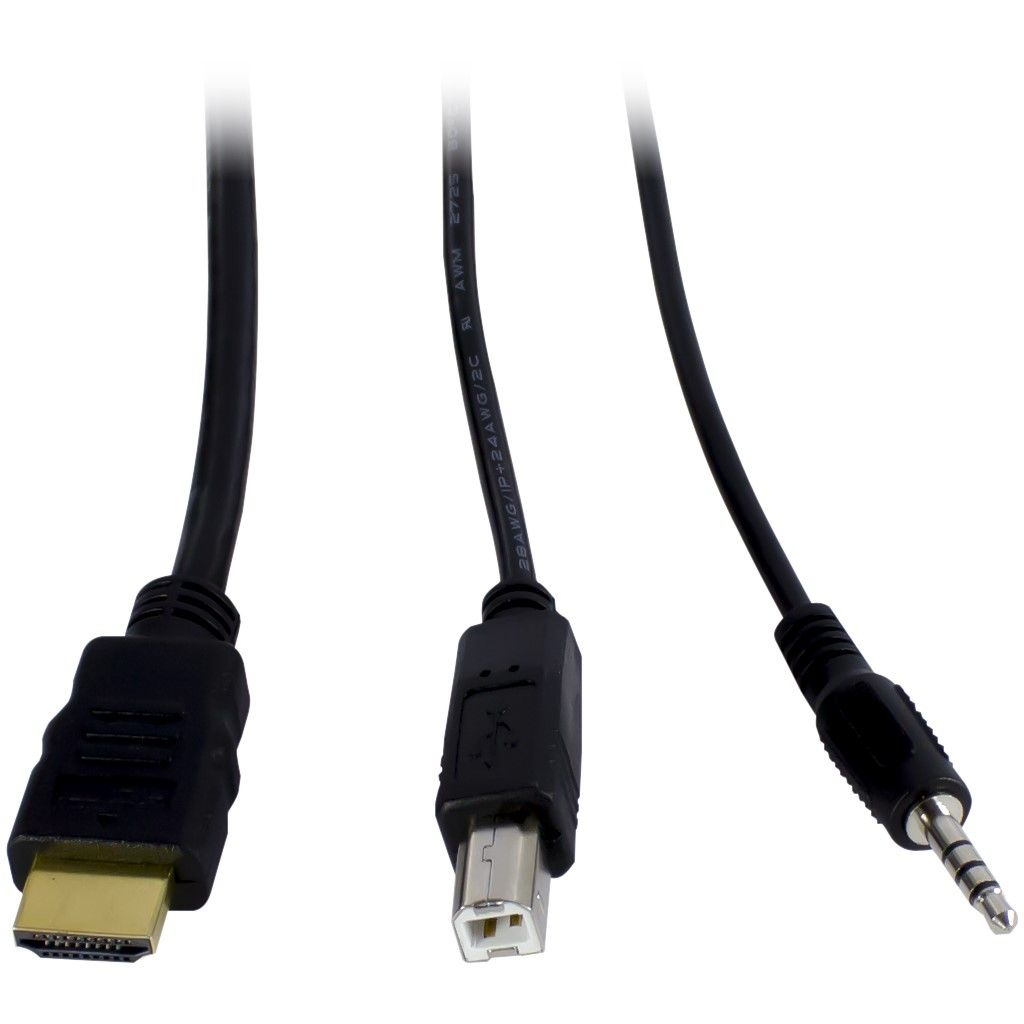 Inter-Tech Argus KVM AS-21HA - KVM-/Audio-Switch - 2 x KVM/Audio, Ansicht 2