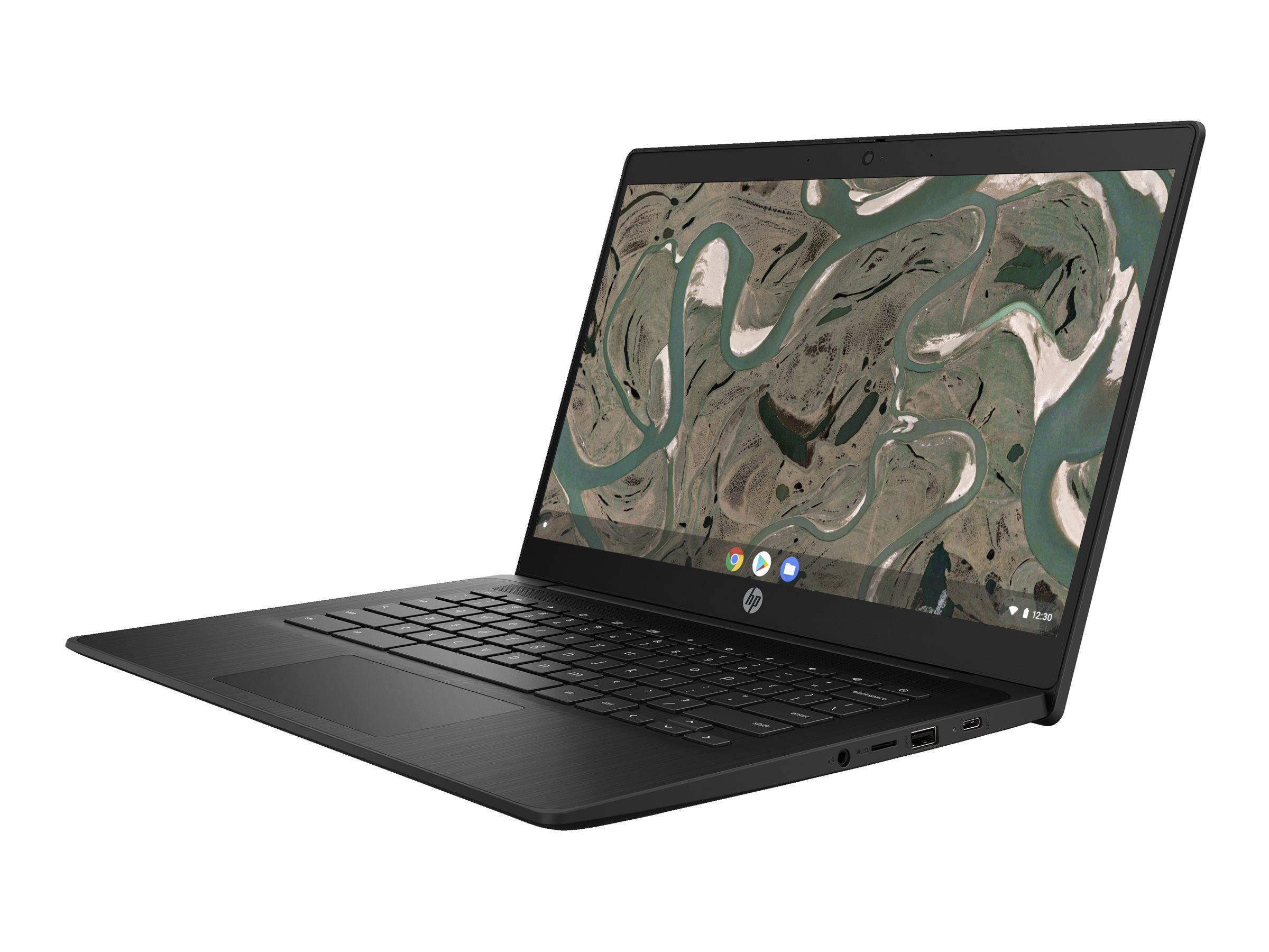 HP Chromebook 14 G7 - 180°-Scharnierdesign - Intel Celeron N5100  1.1 GHz - Chrome OS - UHD Graphics - 8 GB RAM - 64 GB eMMC - 35.6 cm (14)