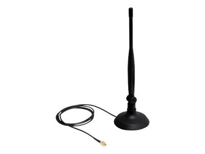 Delock WLAN 802.11 b/g/n Antenne RP-SMA 4 dBi omnidirektional Gelenk mit magnetischem Standfuß