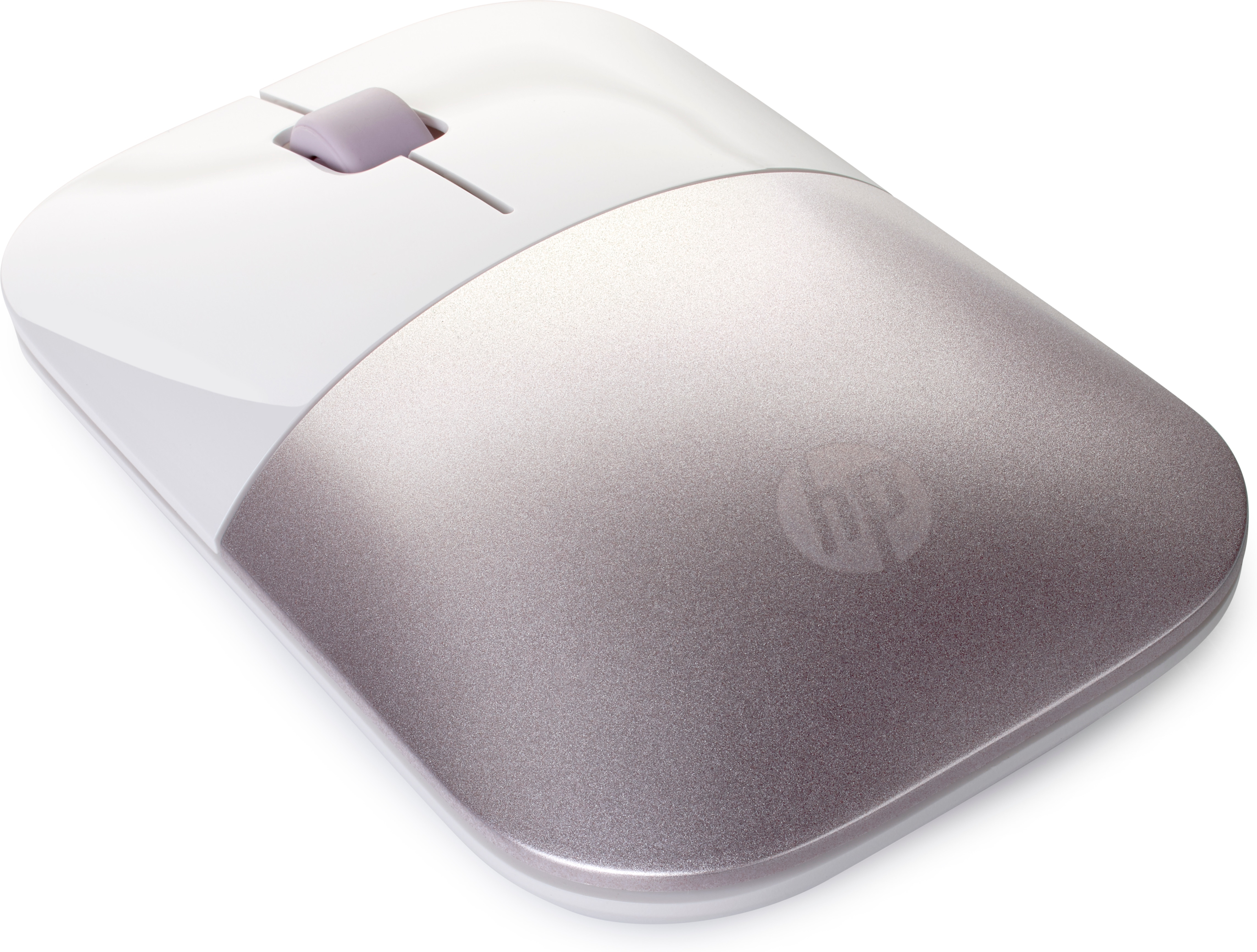 HP Wireless-Maus Z3700 – weiß/pink - Beidhändig - RF Wireless - 1200 DPI - Pink - Weiß