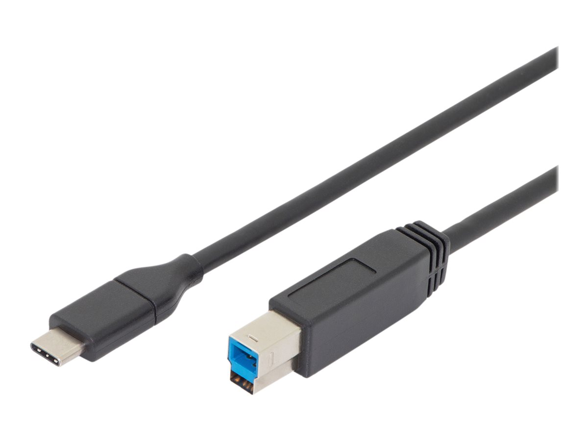 DIGITUS USB-C Anschlusskabel, USB-C - USB-B