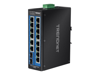 TRENDnet TI-G162 - Switch - unmanaged - 14 x 101001000 + 2 x Gigabit SFP