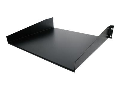 StarTech.com 2HE 19 Fachboden für Serverschrank bis 20 Kg belastbar aus Stahlblech, Ansicht 2