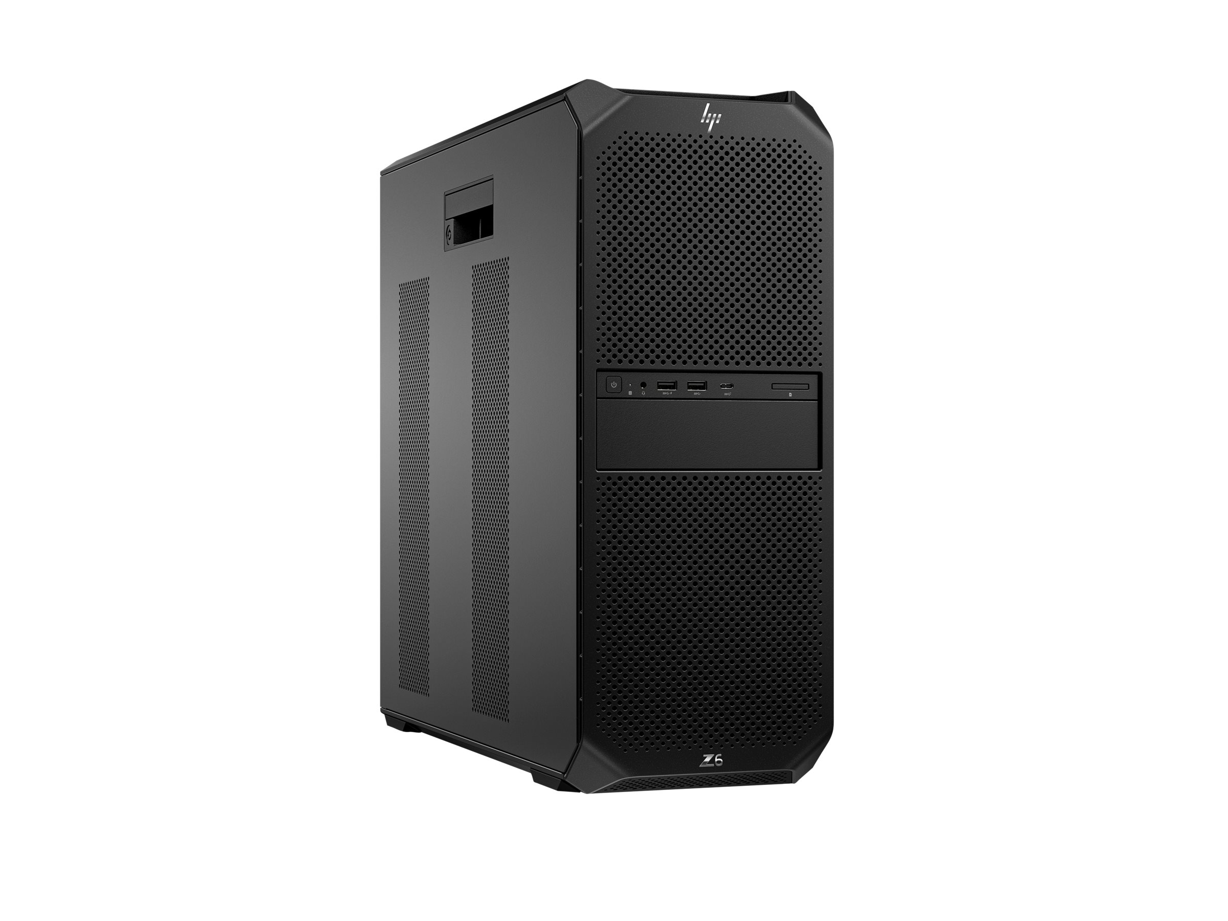 HP Workstation Z6 G5 A - Tower - 4U - 1 x Ryzen ThreadRipper PRO 7955WX / 4.5 GHz - RAM 64 GB - SSD 2 TB - HP Z Turbo Drive, NVMe, TLC - keine Grafiken - 1GbE - Win 11 Pro - Monitor: keiner - Tastatur: Deutsch - Schwarz - mit HP 1 Jahr Wolf Pro Sicherh...