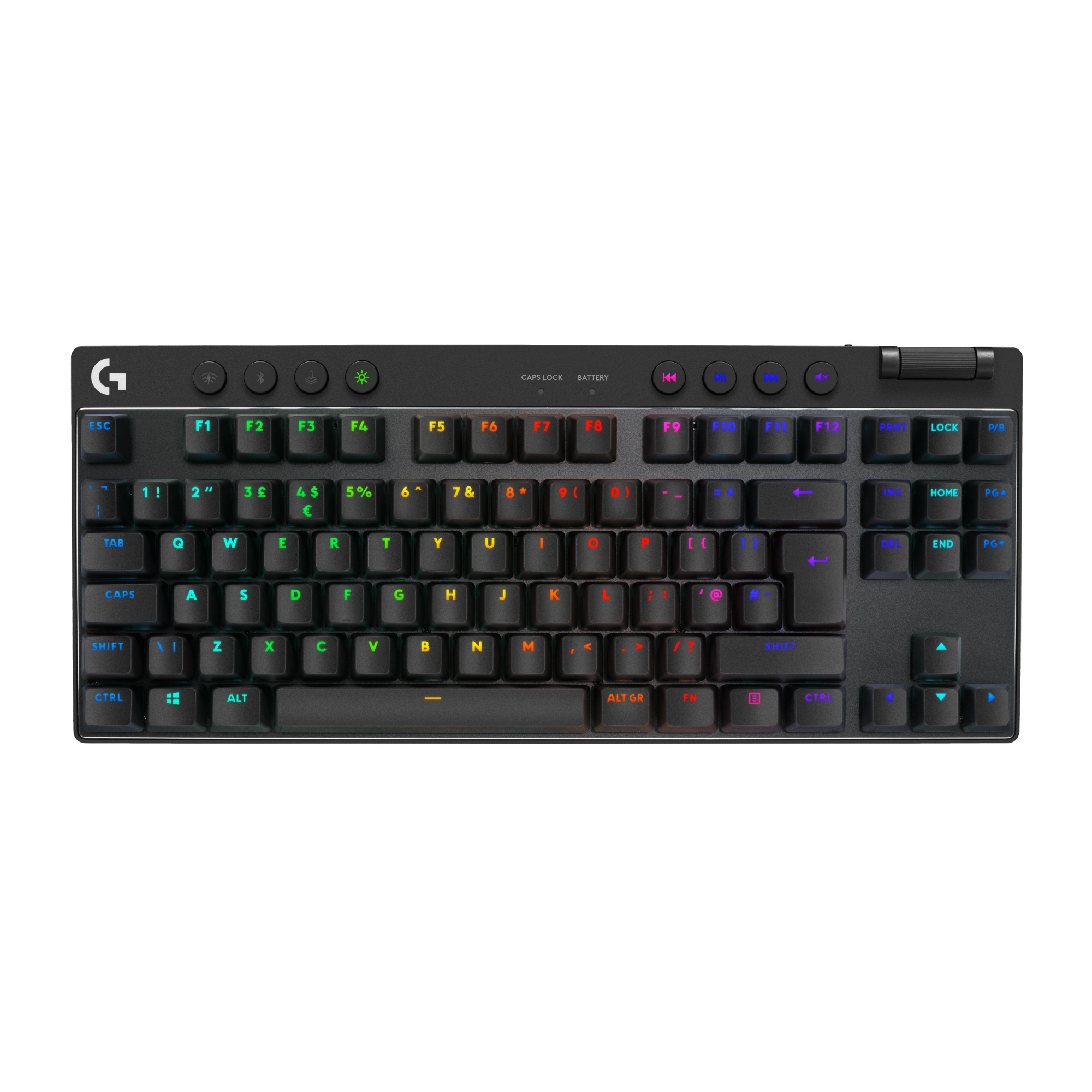 Logitech G PRO X TKL - Tastatur - Gaming - Hintergrundbeleuchtung - TL: Schweiz, QWERTZ, Ansicht 2