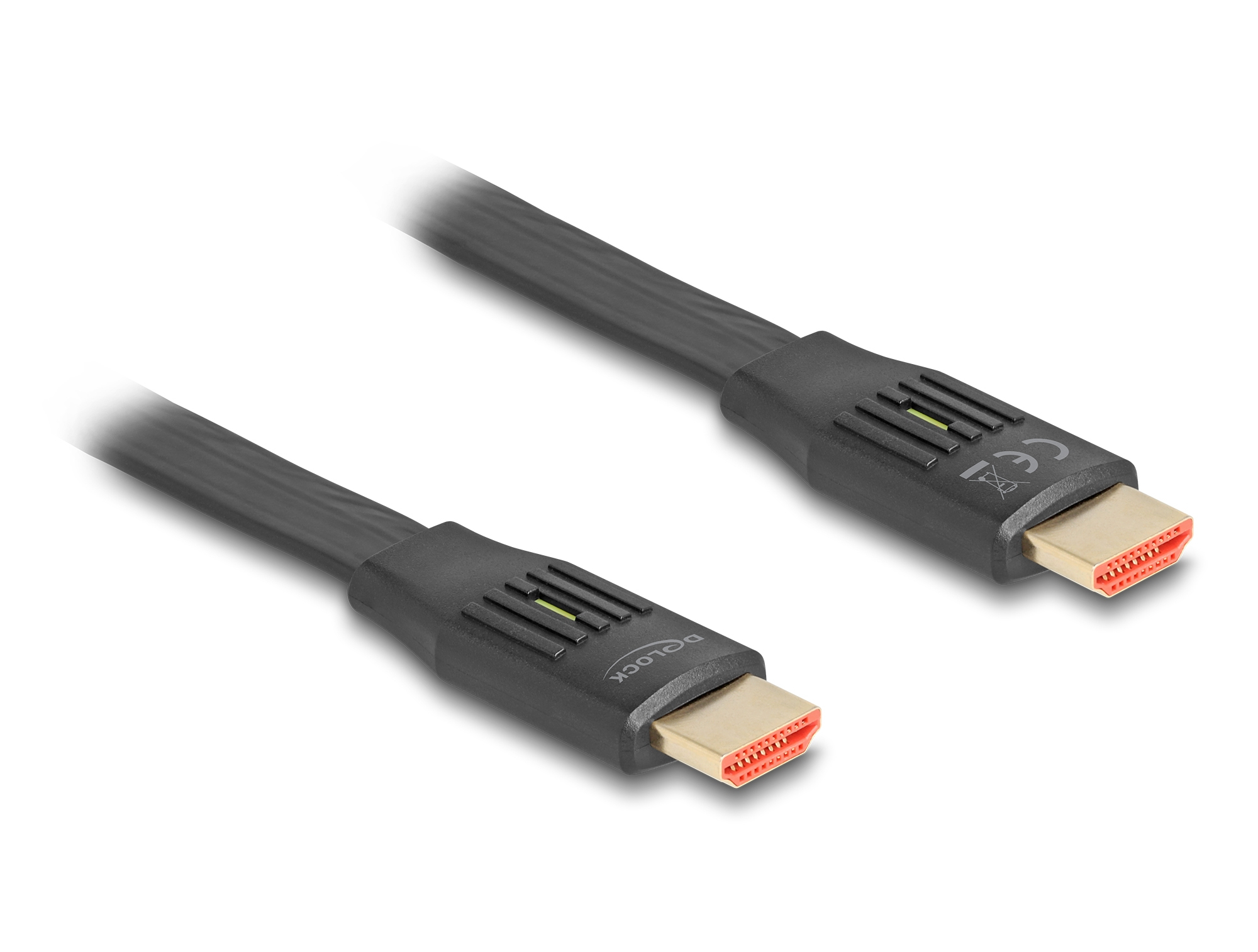 Delock High Speed HDMI Flachbandkabel 48 Gbps 8K 60 Hz 2 m, Ansicht 2
