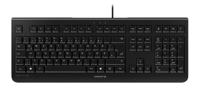 Cherry KC 1000 - Tastatur - 100% - full size - TL: CZ/SK, QWERTY, Ansicht 2