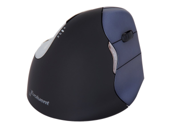 Evoluent VerticalMouse 4 Right Wireless - Vertikale Maus - 6 Tasten - kabellos - 2.4 GHz - kabelloser Empfänger (USB)