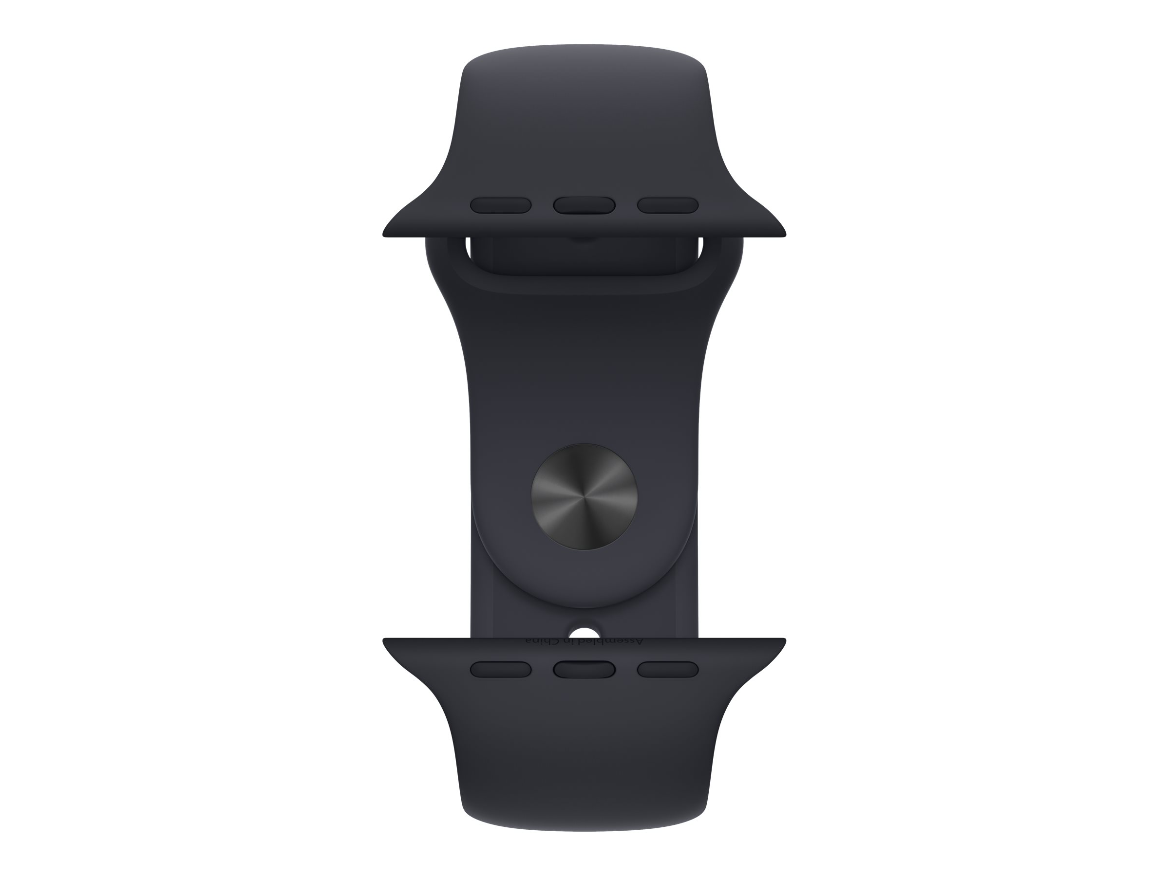 Apple Watch 42/44/45 mm Sportarmband, mitternachtschwarz, S/M, M/L