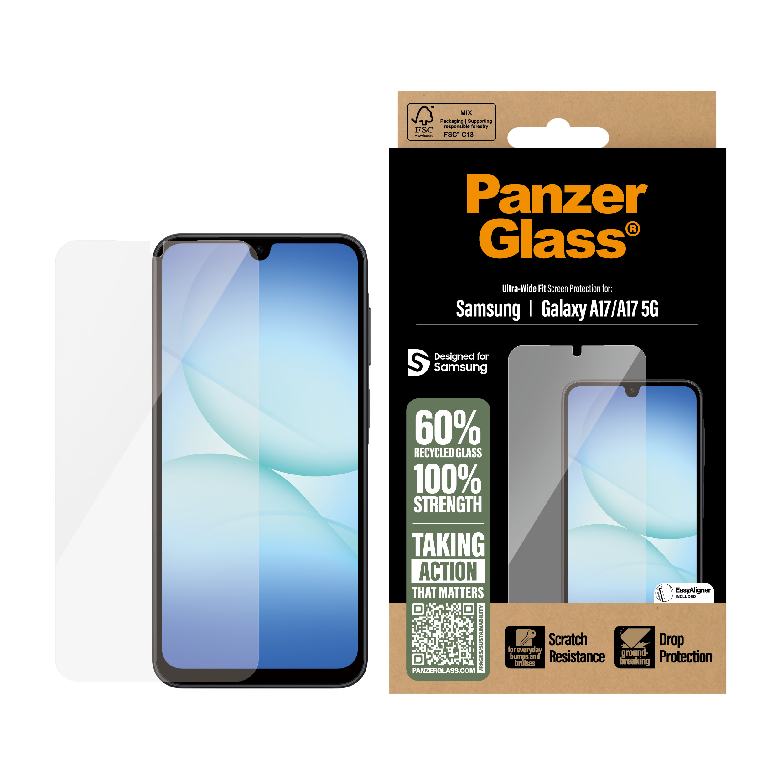 PanzerGlass Screen Protector Samsung Galaxy A17/n, Ansicht 4