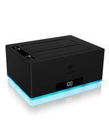 ICY BOX IB-127CL-U3 - Solid-State-Festplattenarray - 2 Schächte (SATA-600)