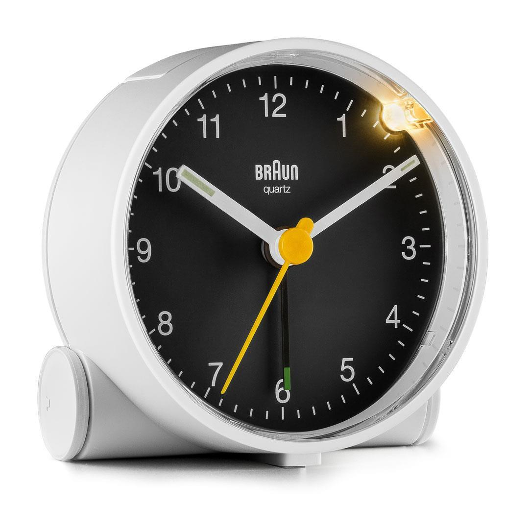 Braun BC01WB - Quarzwecker - Rund - Schwarz - Weiß - 12 h - Analog - Akku, Ansicht 3