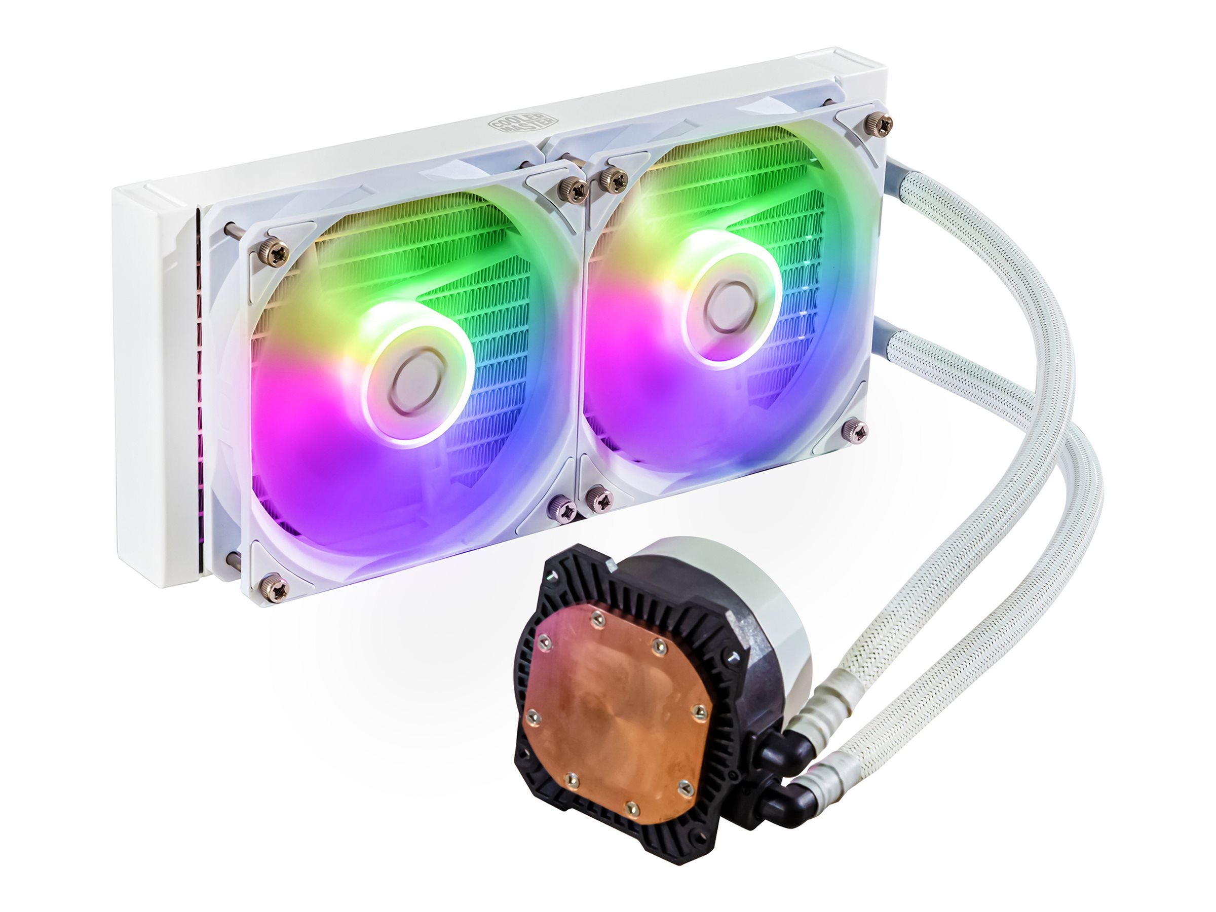 Cooler Master MasterLiquid Lite 240L Core ARGB - Prozessor-Flüssigkeitskühlsystem - Kühlergröße: 240 mm, Ansicht 4