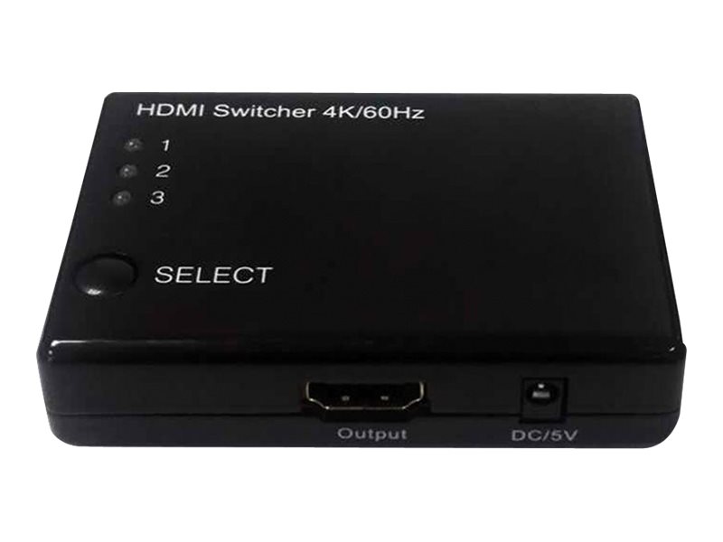 ROLINE HDMI Switch - Video/Audio-Schalter - 3 x HDMI - Desktop