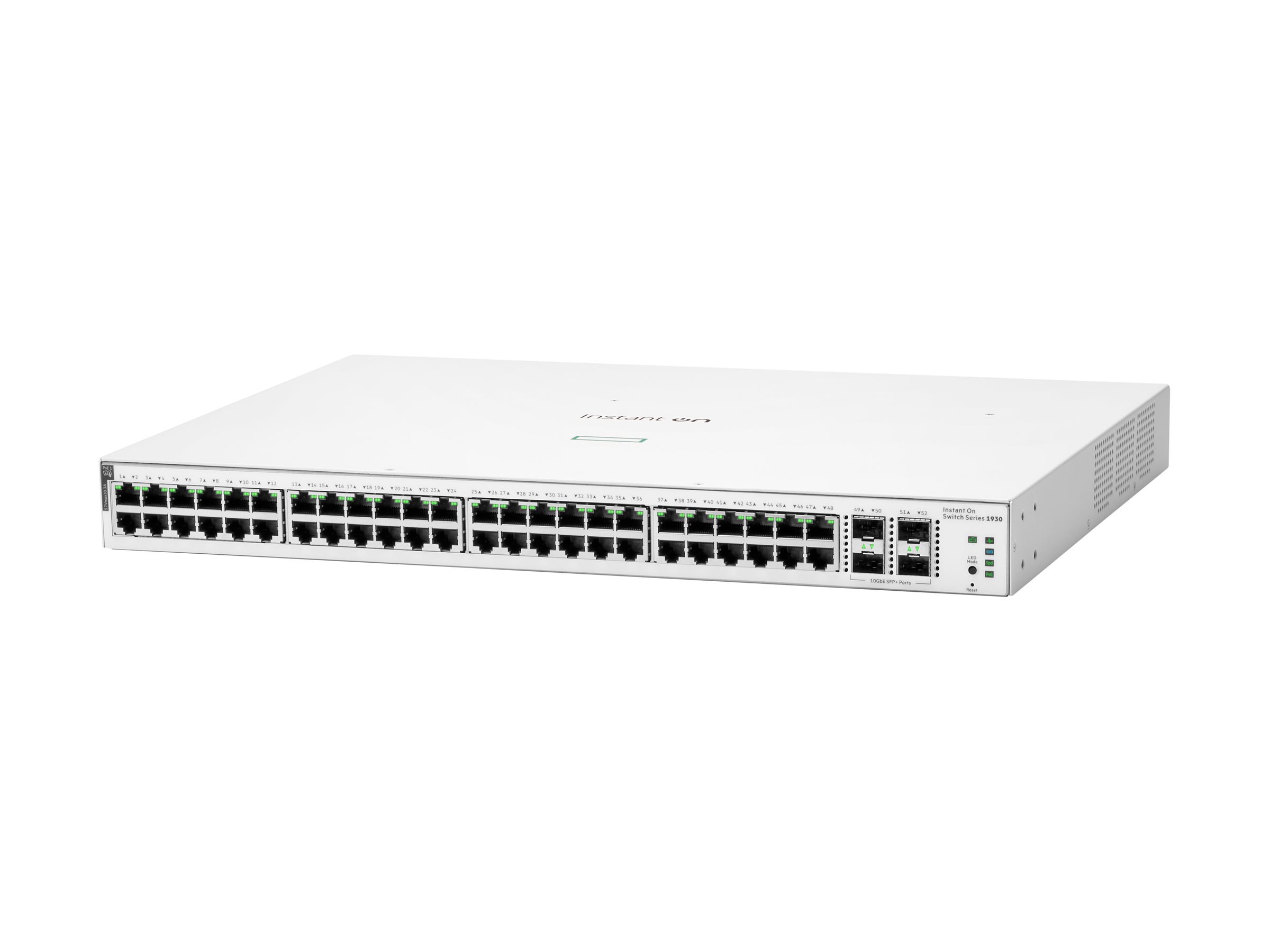 HPE Networking Instant On 1930 48G Class4 PoE 4SFP/SFP+ 370W Switch - Switch - L3 - managed - 48 x 10/100/1000 (PoE)
