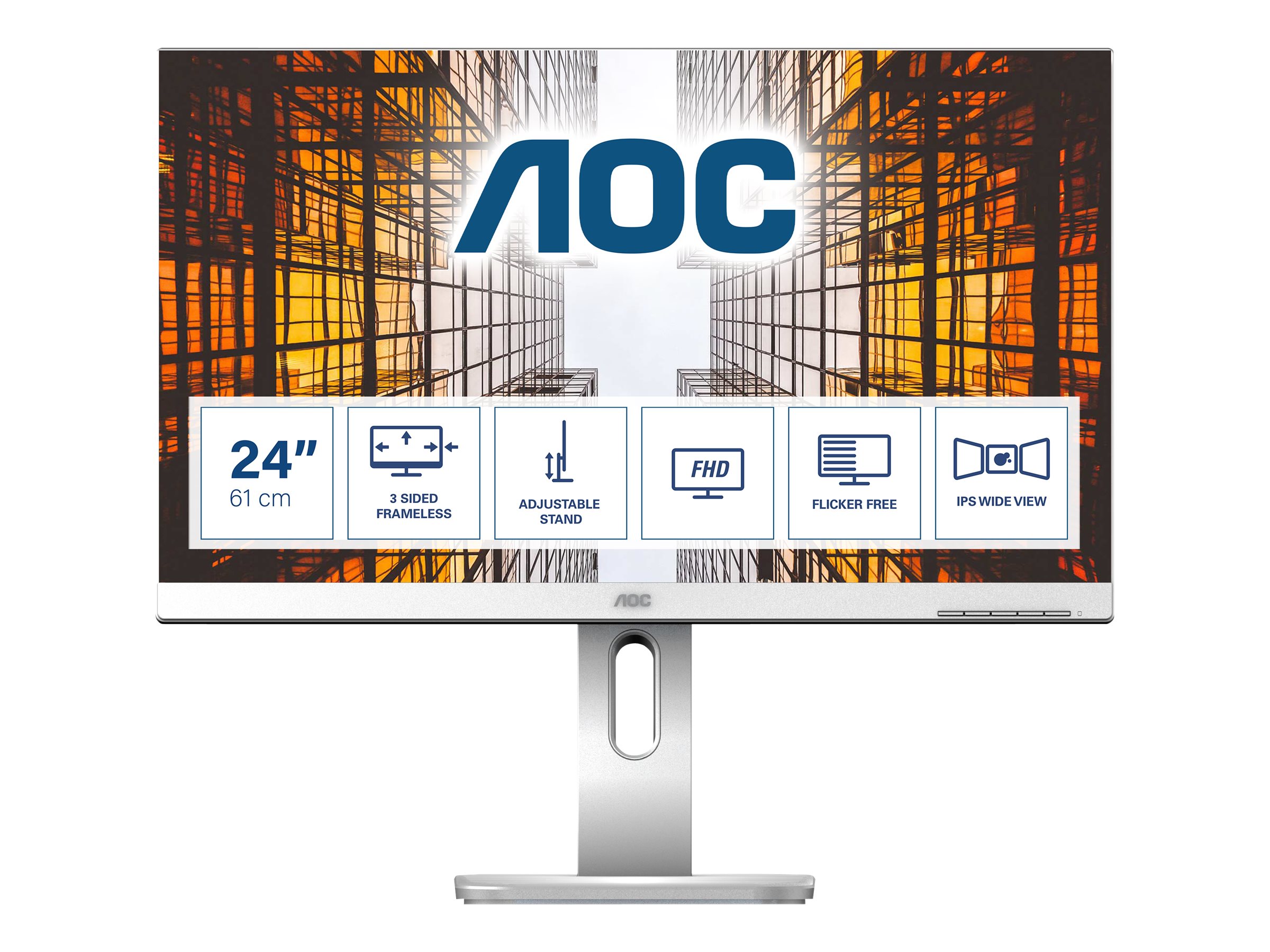 AOC X24P1/GR - LED-Monitor - 61 cm (24") - 1920 x 1200 WUXGA (X24P1/GR)