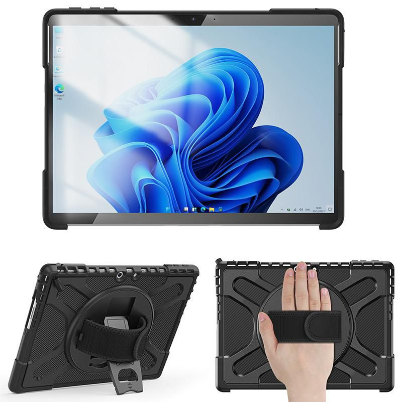eSTUFF ATLANTA - Hintere Abdeckung für Tablet - widerstandsfähig - Thermoplastisches Polyurethan (TPU), Ansicht 3